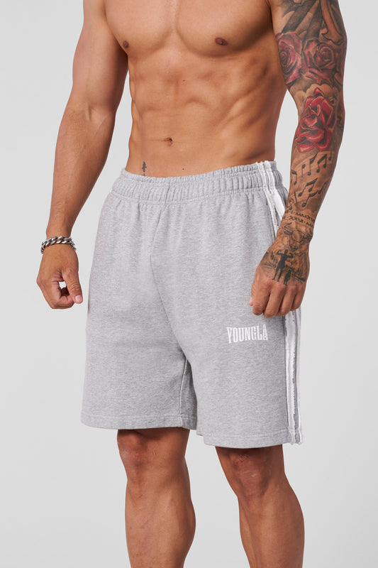 1058 - Vintage Striped Sweat Shorts