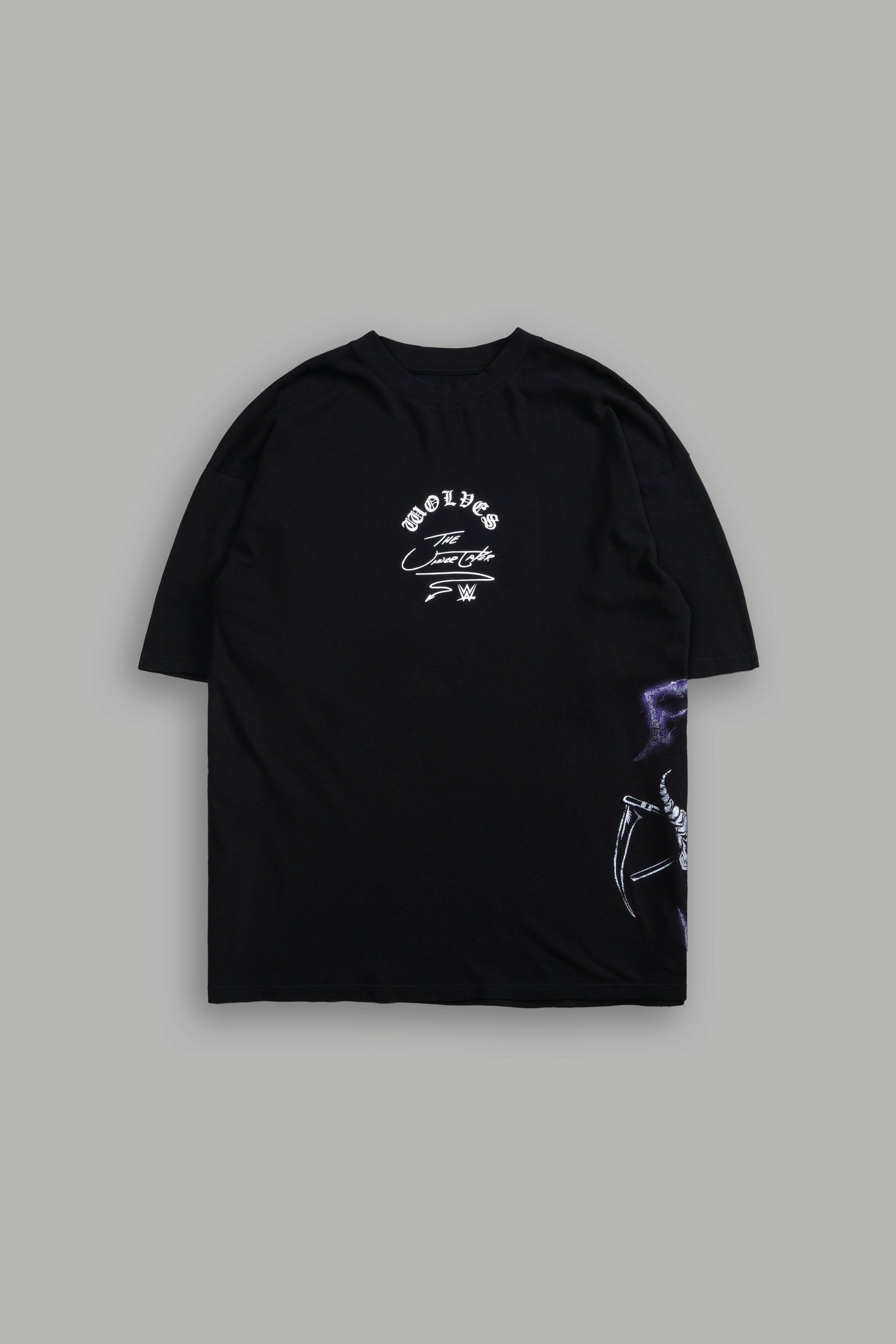 WWE Snake Eyes "Side By Side" Series Oversized Tee in Black
