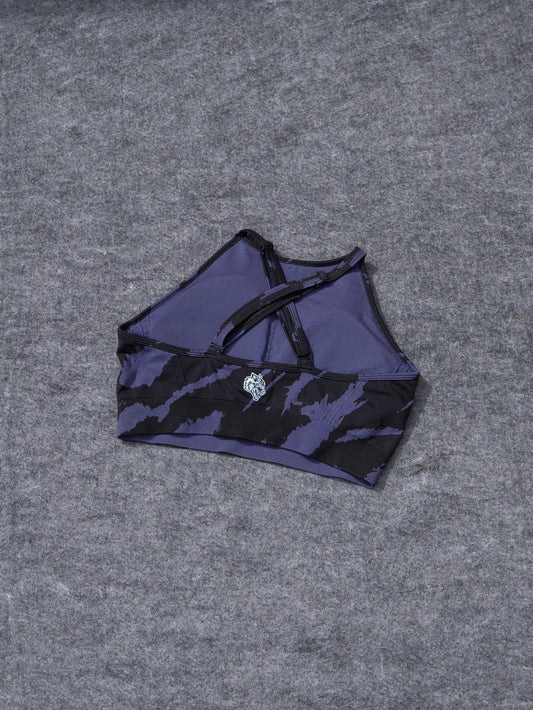 Chopper "Everson Seamless" High Neck Bra in Purple Stone Native Camo