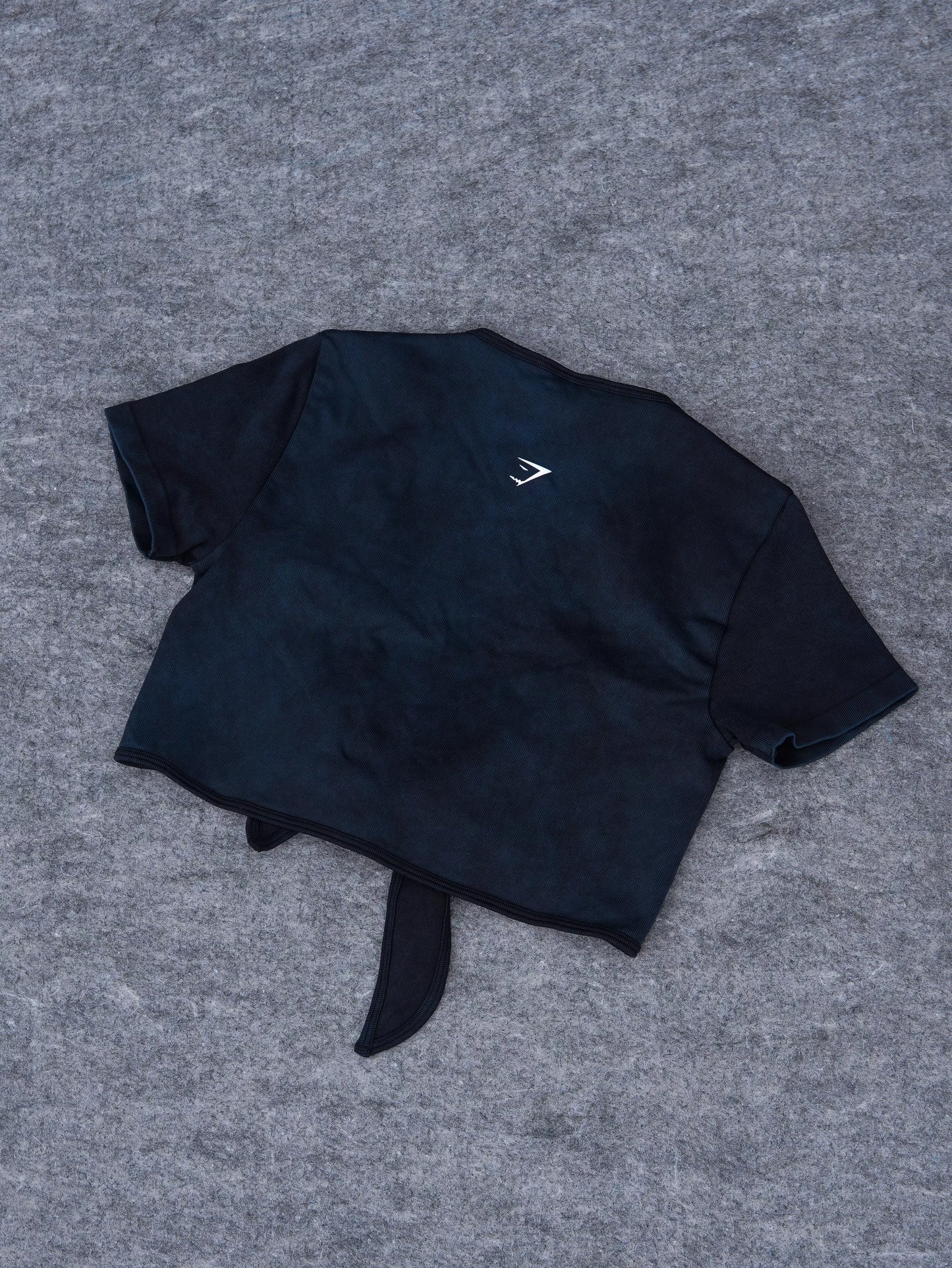 Gains Ribbon Crop Top - Navy