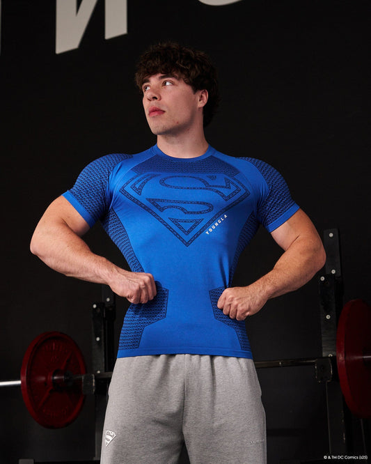 4117 - Superman Compression Tees