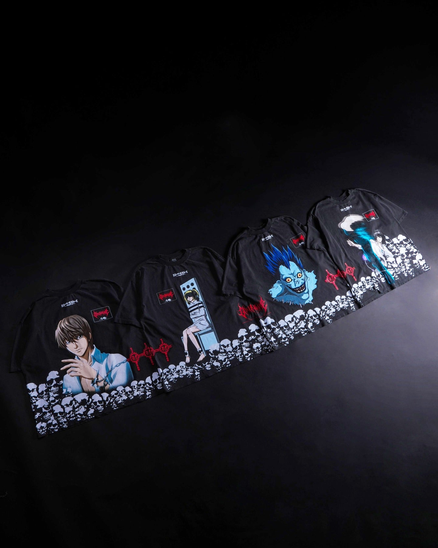 Death Note Light 199X Side By Side Oversized Tee - CivilRegime