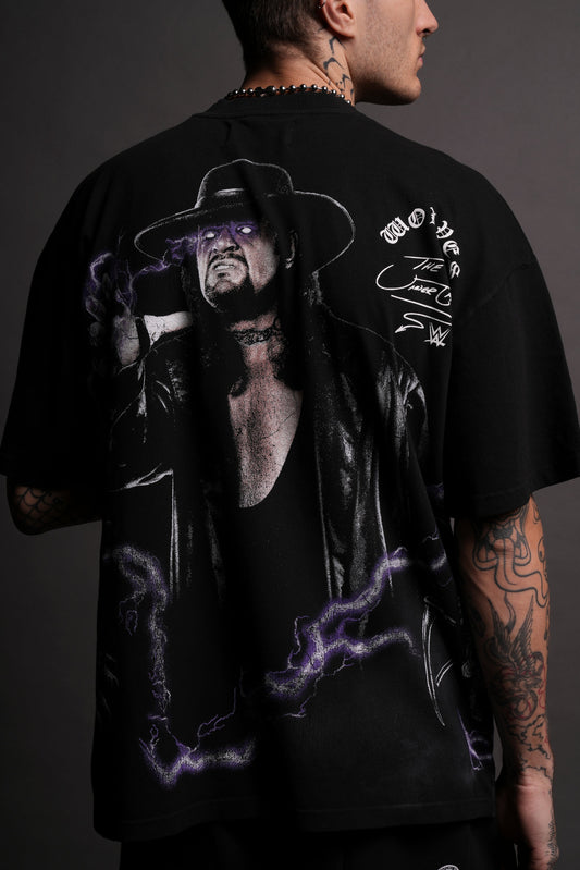 WWE Hell's Gate "Side By Side" Series Oversized Tee in Black