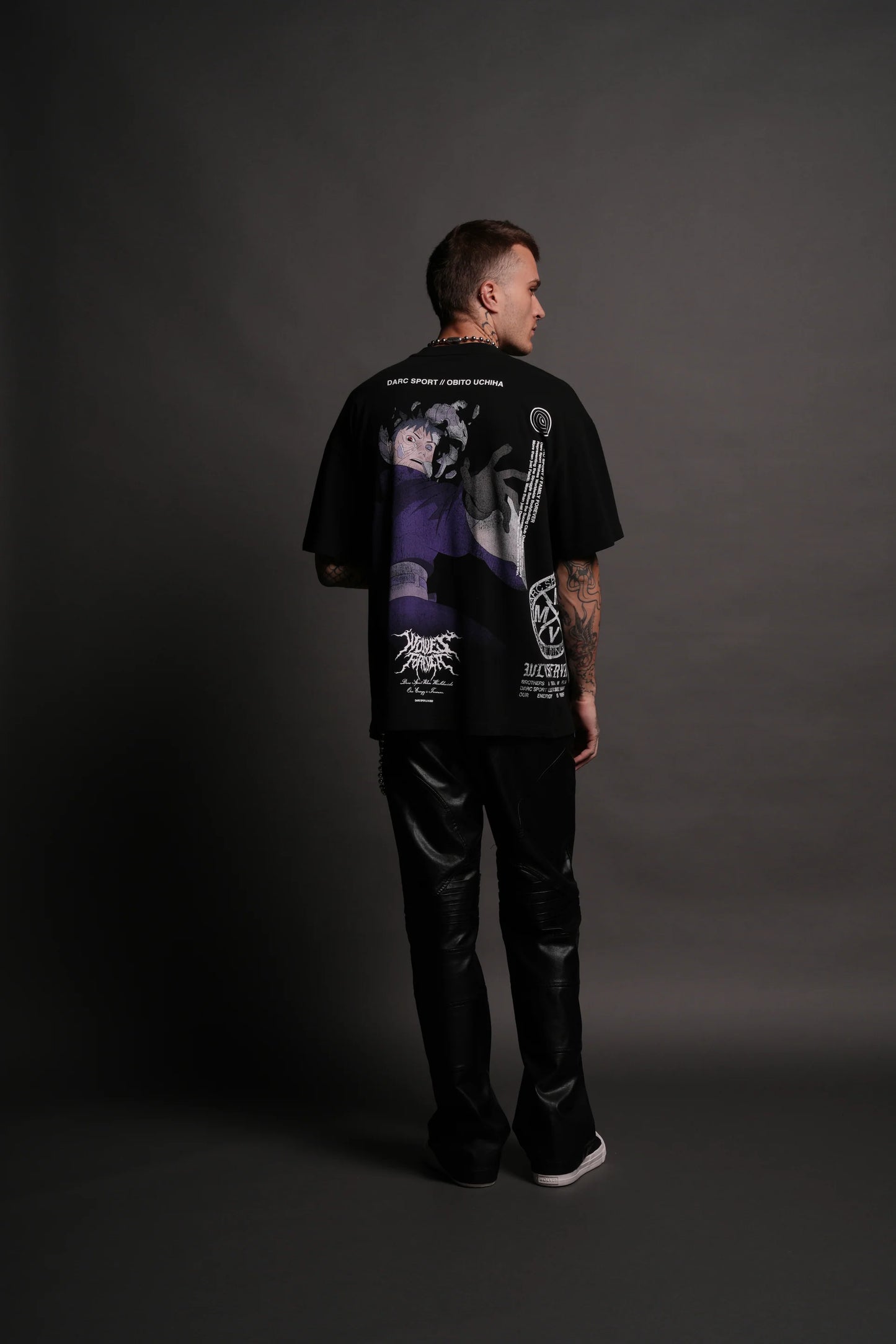 Naruto Obito Uchiha "Side By Side" Series Premium Tee in Black