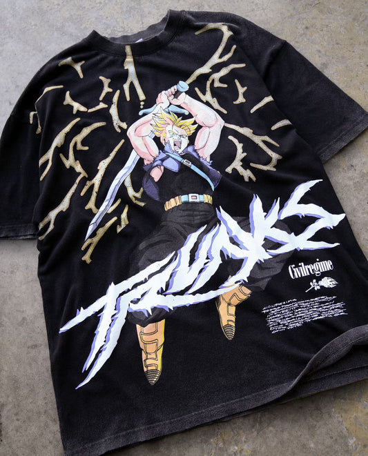 DBZ Trunks Wrath Oversized Tee - CivilRegime