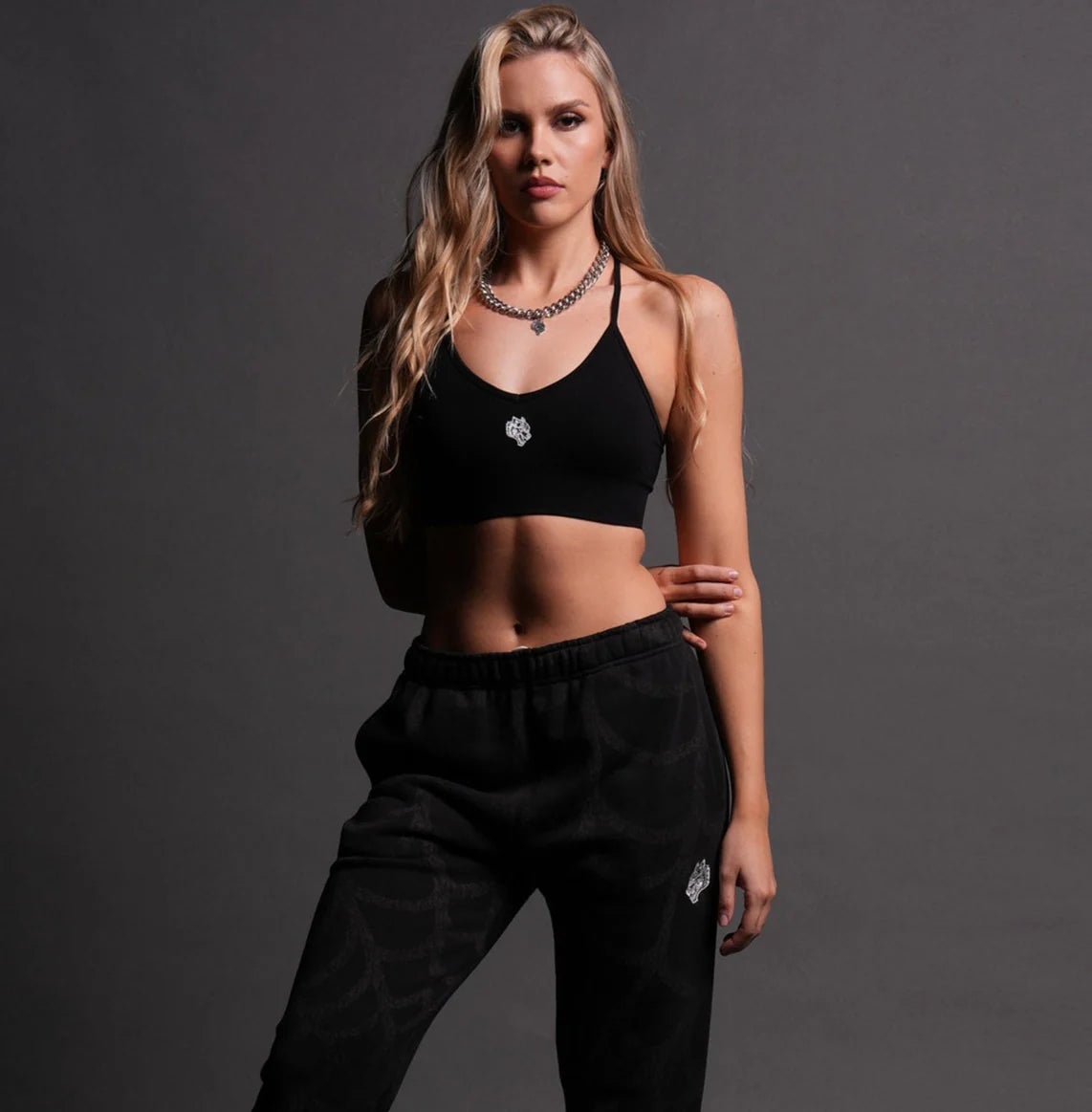 Chopper "Everson Seamless" Sports Bra in Black