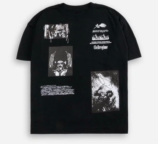 Wolvorine In Chaos We Bloom Oversized Tee - CivilRegime