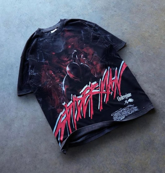 Spiderman Wrath 2099 American Classic Oversized Tee