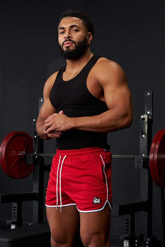 1037 - Mesh Bodybuilding Shorts - YoungLA