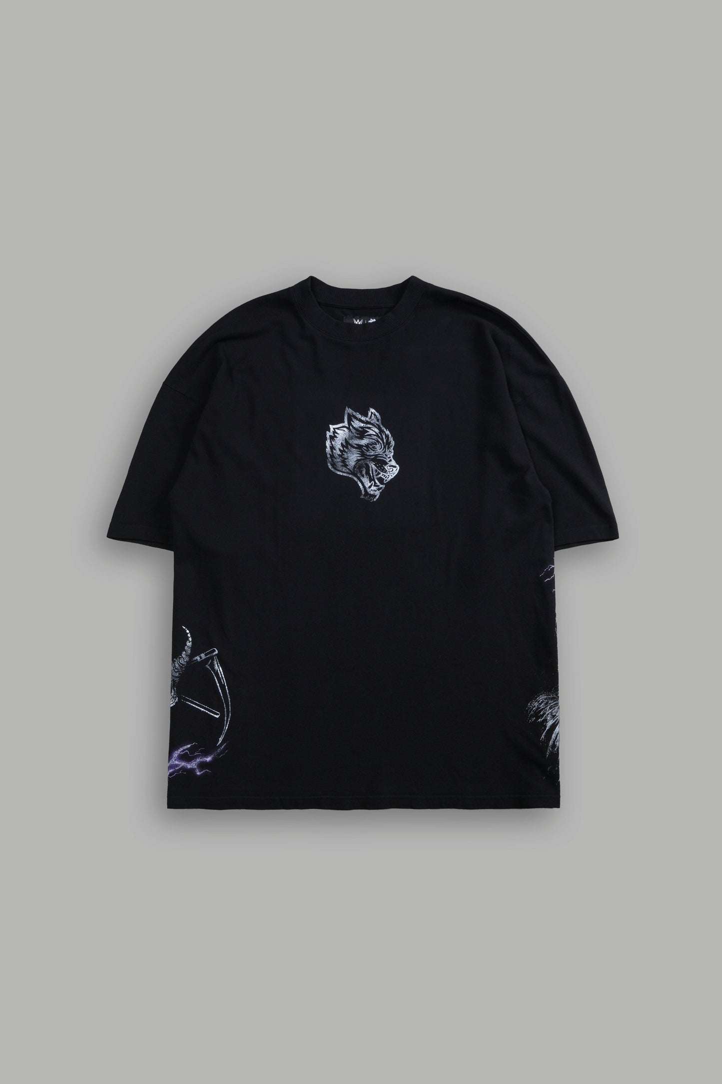 WWE Hell's Gate "Side By Side" Series Oversized Tee in Black