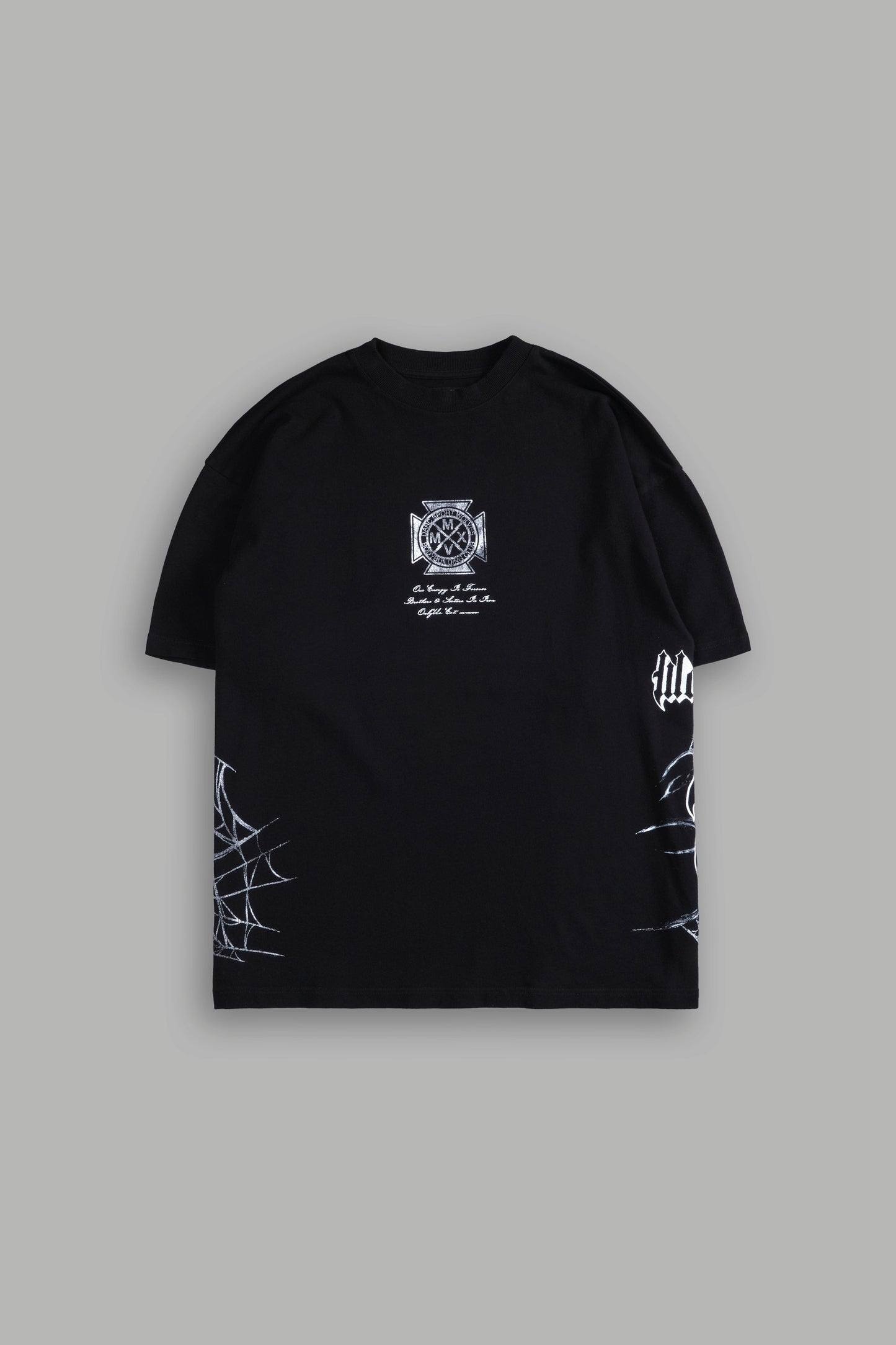 Spider-Man Tomb "Side By Side" Series Oversized Tee in Black
