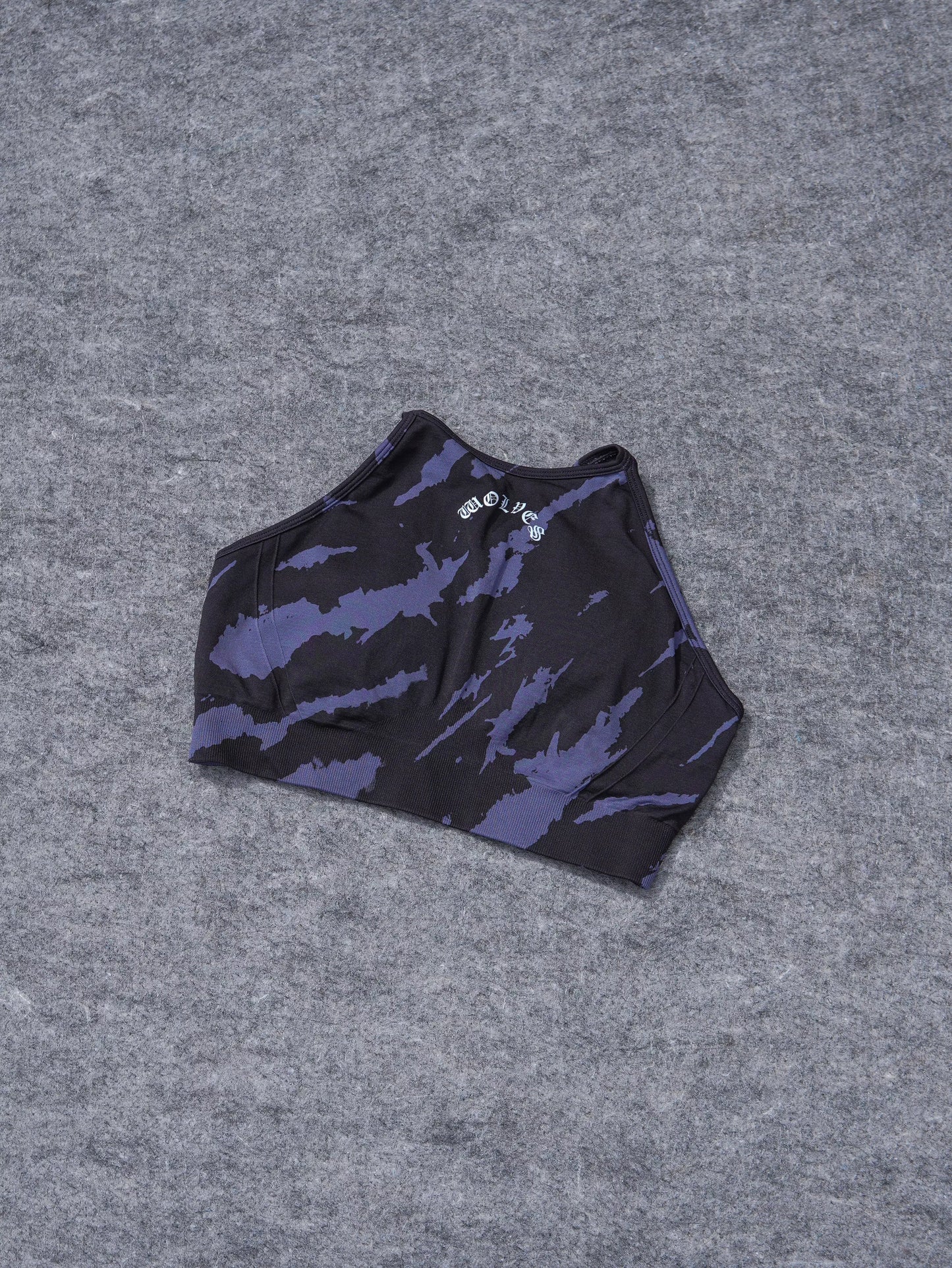 Chopper "Everson Seamless" High Neck Bra in Purple Stone Native Camo