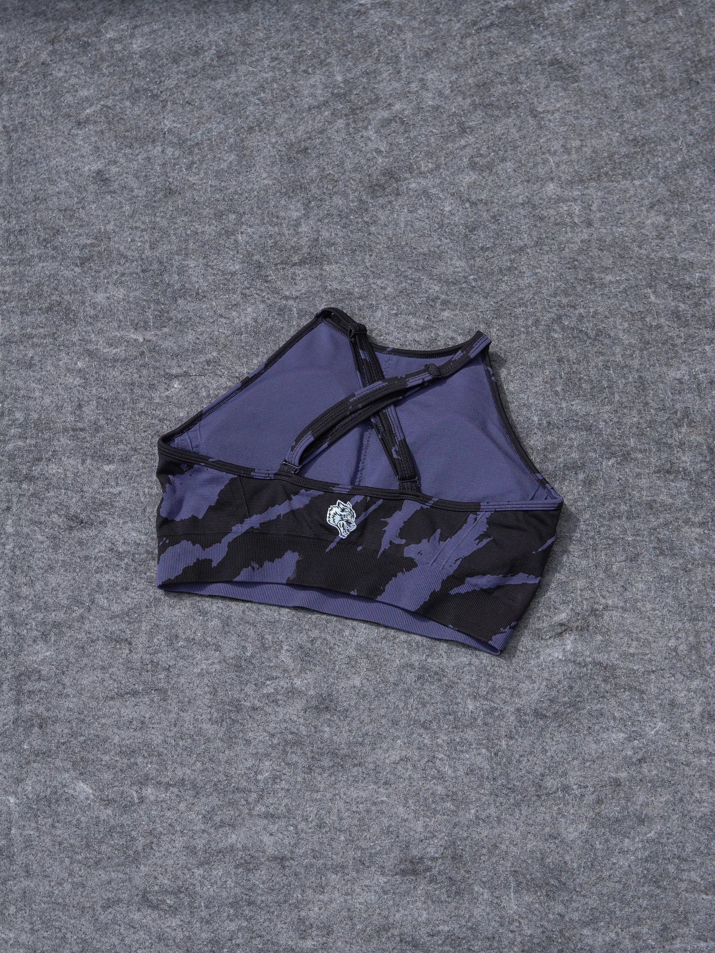 Chopper "Everson Seamless" High Neck Bra in Purple Stone Native Camo