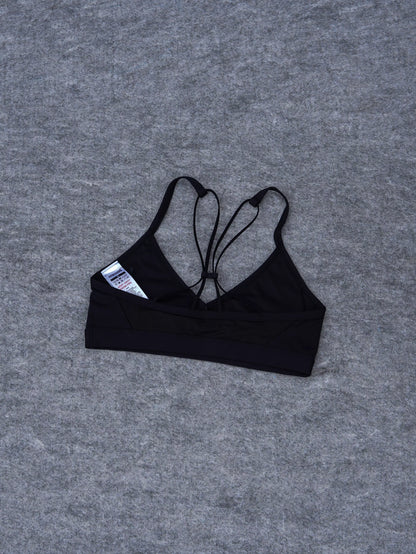 Ruched Bra - Negro