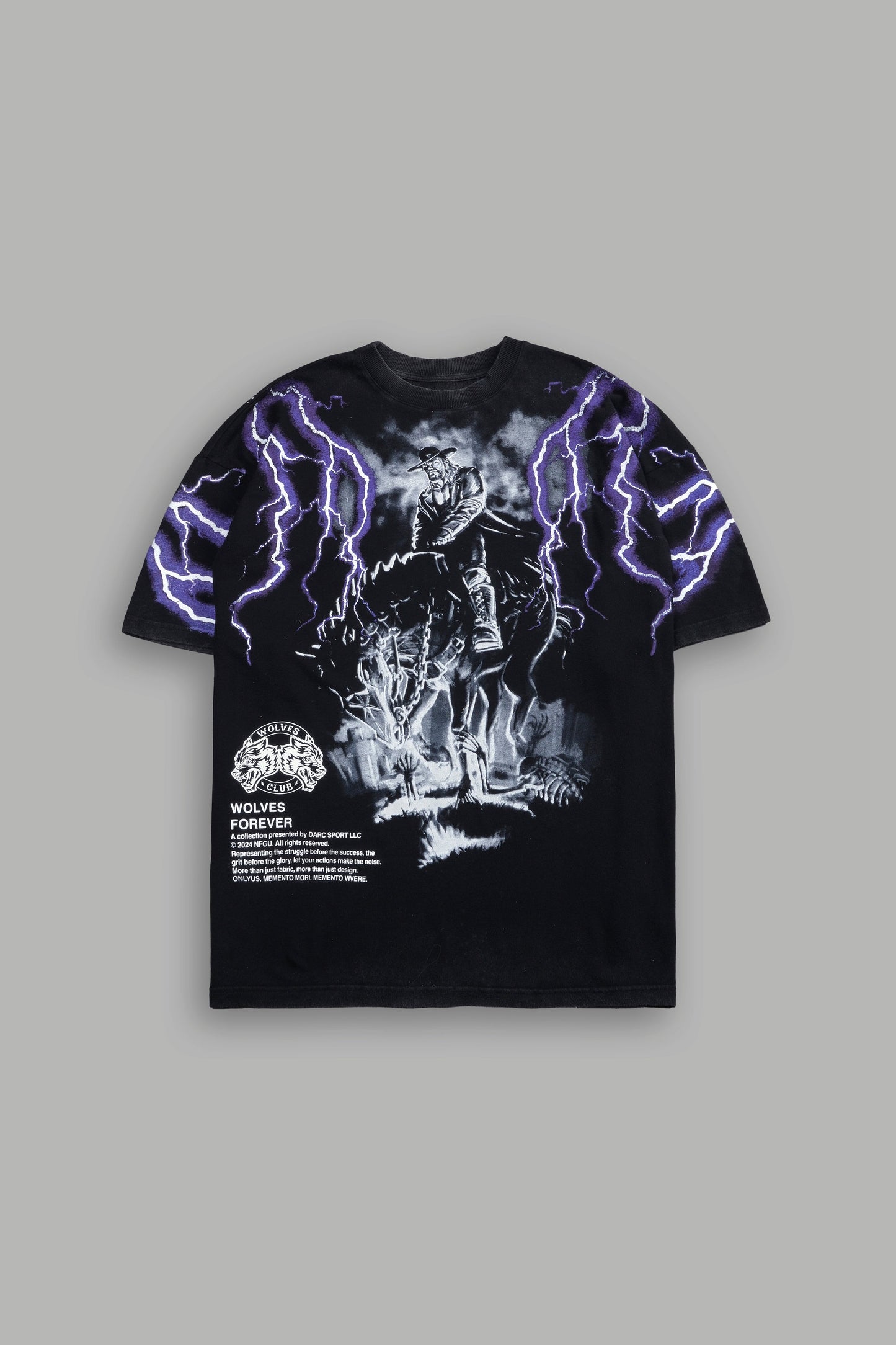 WWE The Last Ride "Premium" Oversized Tee in Black