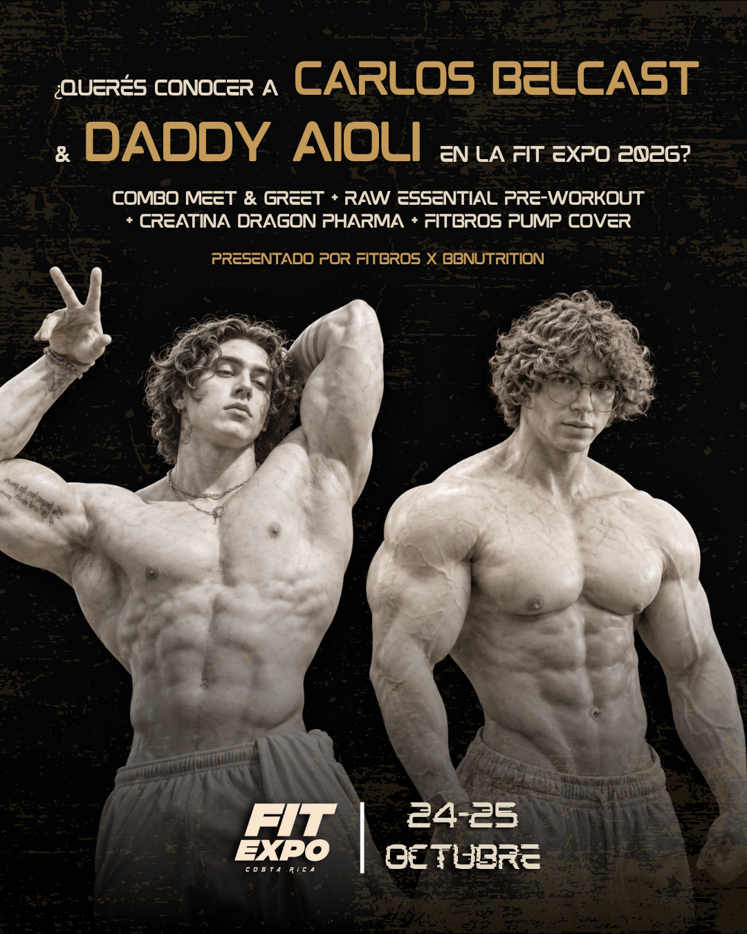 Combo FITBROS x FIT EXPO | Meet & Greet: Belcast + Aioli