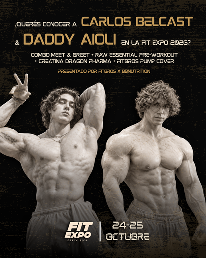 Combo FITBROS x FIT EXPO | Meet & Greet: Belcast + Aioli