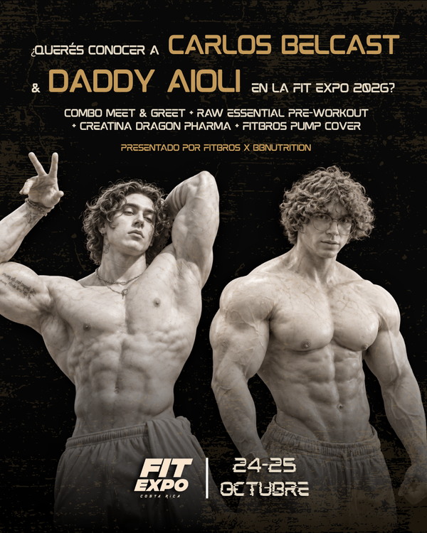 Combo FITBROS x FIT EXPO | Meet & Greet: Belcast + Aioli