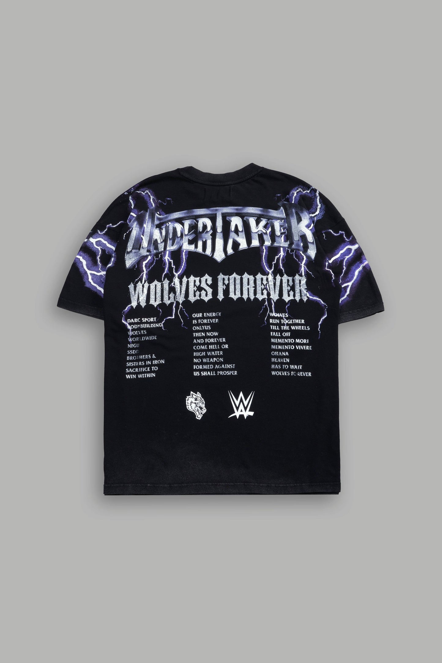 WWE The Last Ride "Premium" Oversized Tee in Black
