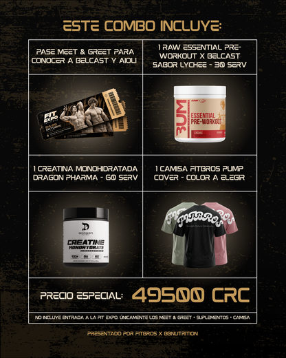 Combo FITBROS x FIT EXPO | Meet & Greet: Belcast + Aioli