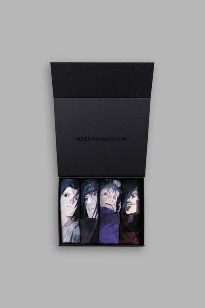Naruto Sasuke Uchiha "Side By Side" Series Premium Tee in Black
