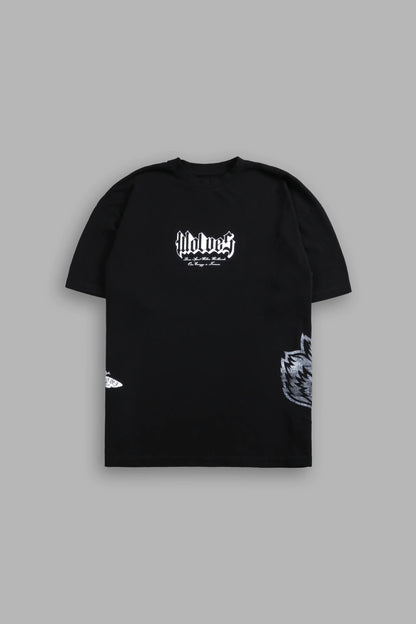 Naruto Sasuke Uchiha "Side By Side" Series Premium Tee in Black
