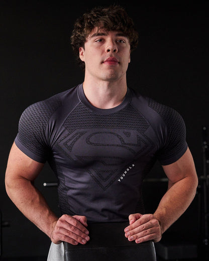 4117 - Superman Compression Tees