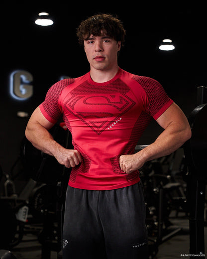 4117 - Superman Compression Tees