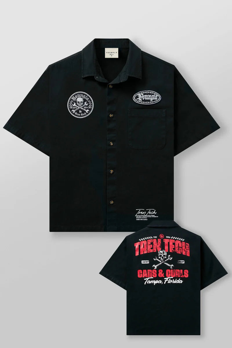 4179 - Cars & Curls - Mechanic Shirts