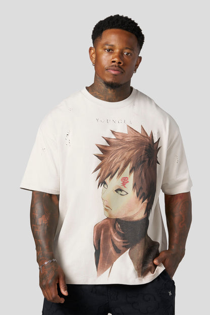 4318 - Naruto Distressed Tees