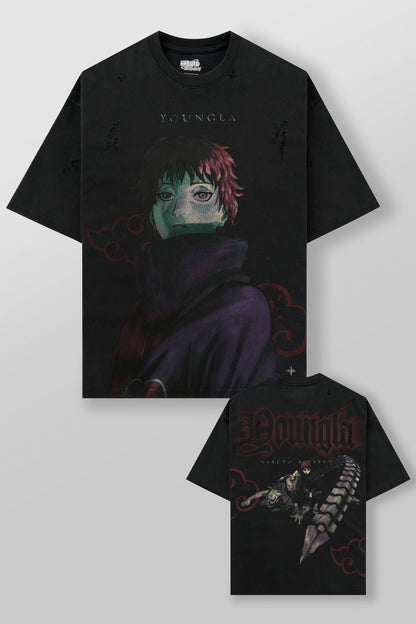 4318 - Naruto Distressed Tees