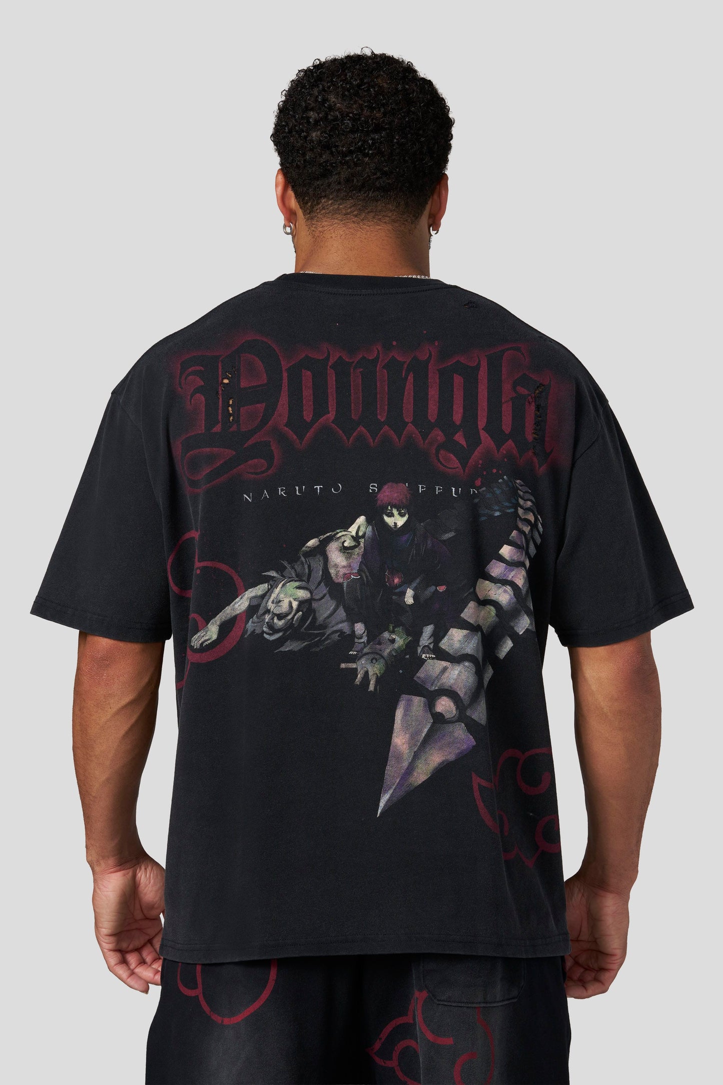 4318 - Naruto Distressed Tees