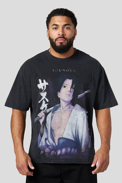 4318 - Naruto Distressed Tees
