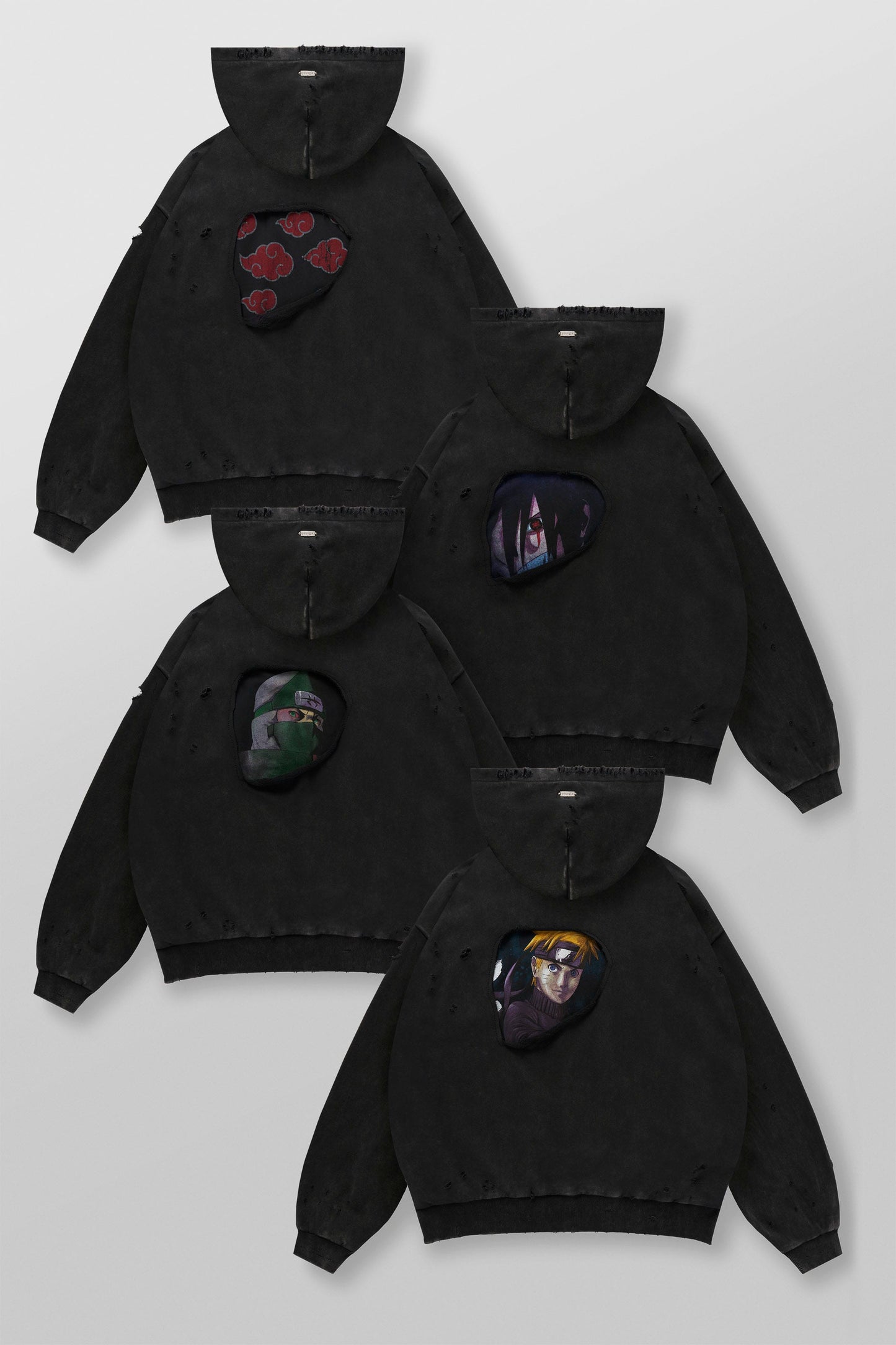 5073 - Naruto Peek Through Hoodies