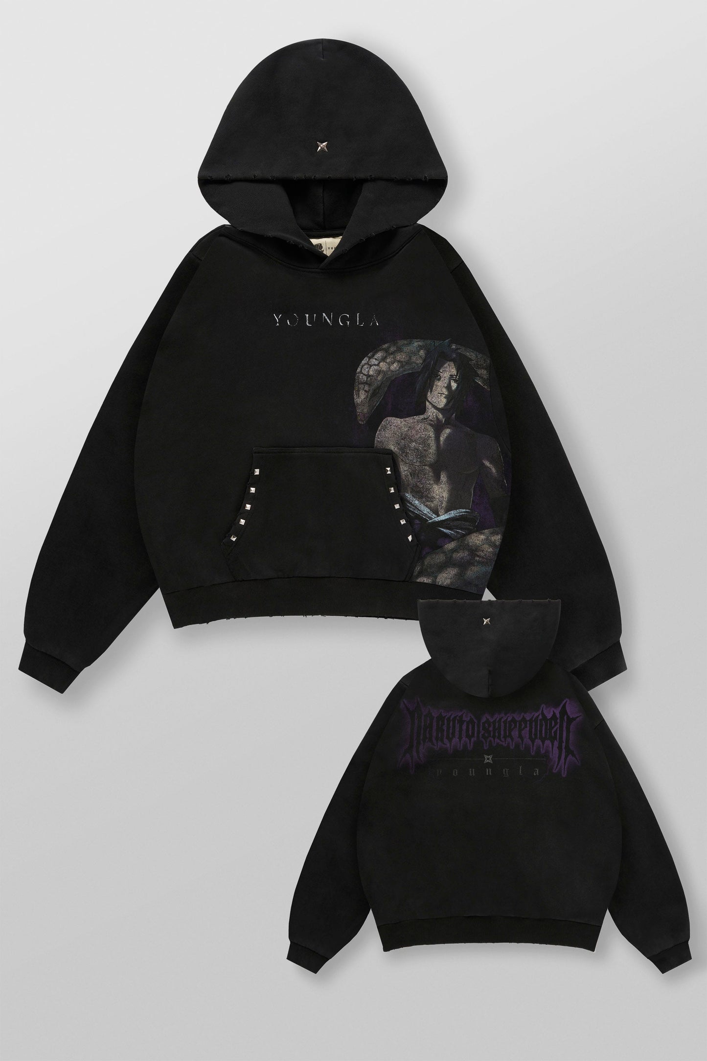 5083 - Naruto Stud Artwork Hoodies