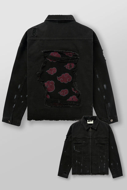 5133 - Naruto Distressed Denim Jackets