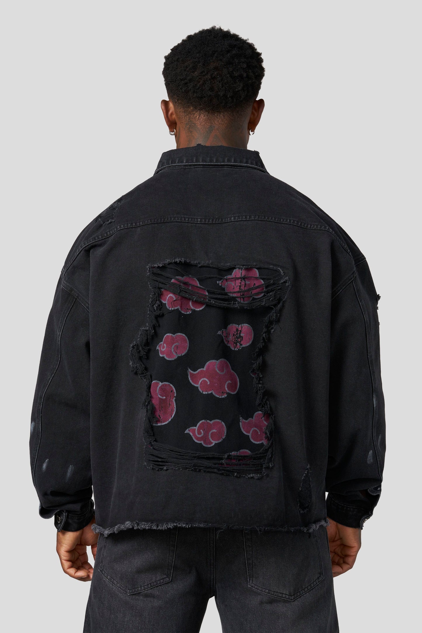 5133 - Naruto Distressed Denim Jackets