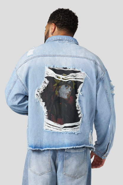 5133 - Naruto Distressed Denim Jackets