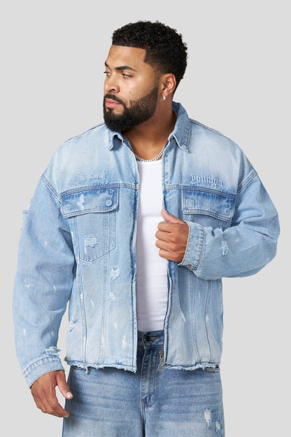 5133 - Naruto Distressed Denim Jackets