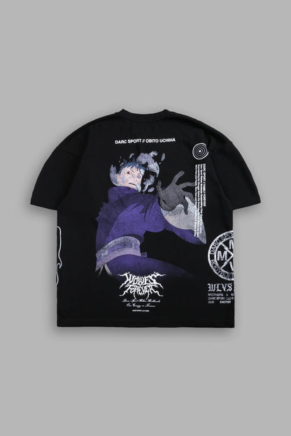 Naruto Obito Uchiha "Side By Side" Series Premium Tee in Black