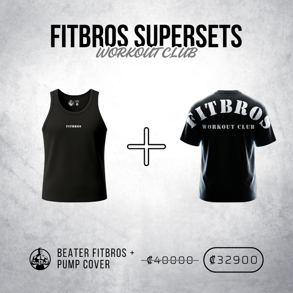 FITBROS ® SUPERSET #2 (Beater Negro + Pump Cover)
