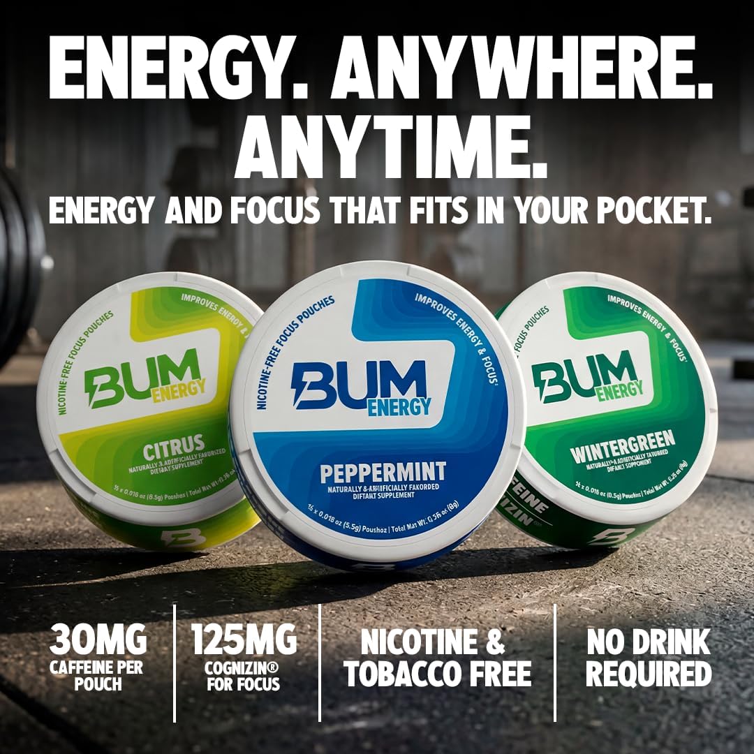 BUM Energy Pouches