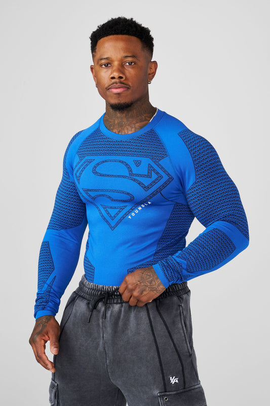 8066 - Superman Compression Longsleeves