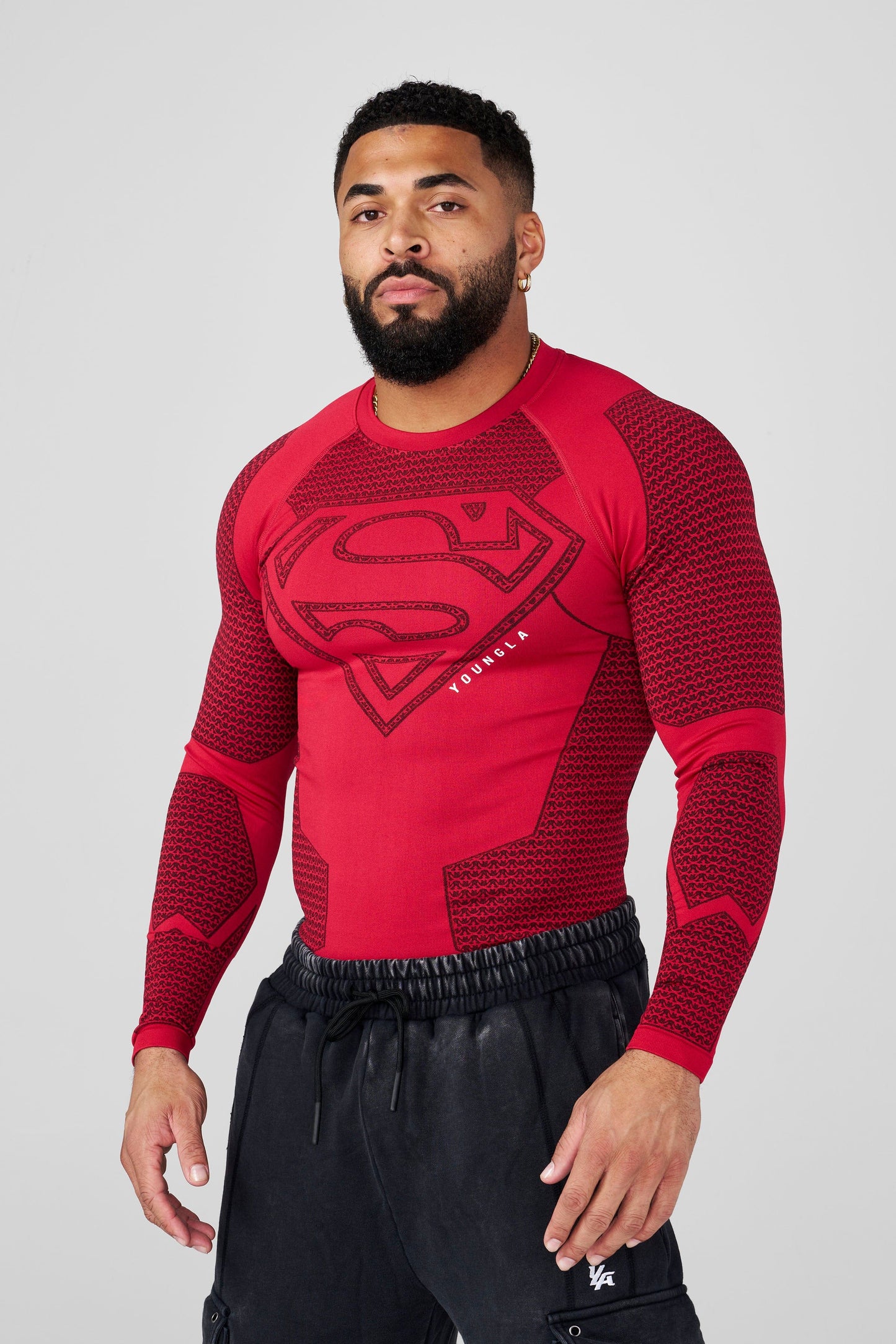 8066 - Superman Compression Longsleeves