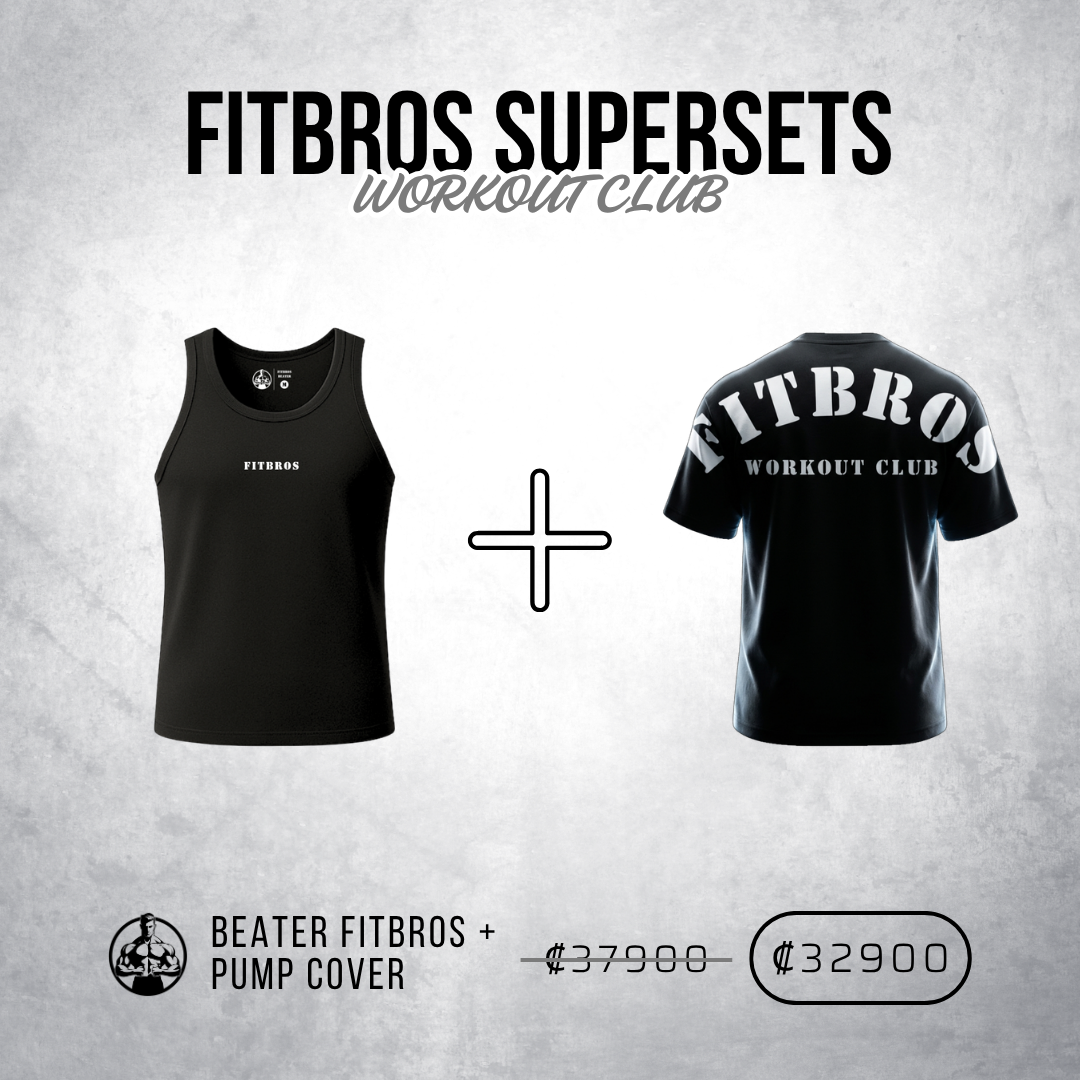 FITBROS ® SUPERSET #2 (Beater Negro + Pump Cover)