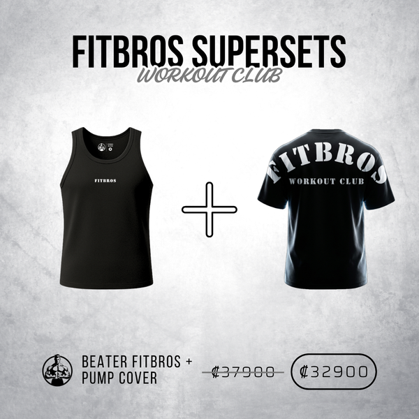 FITBROS ® SUPERSET #2 (Beater Negro + Pump Cover)