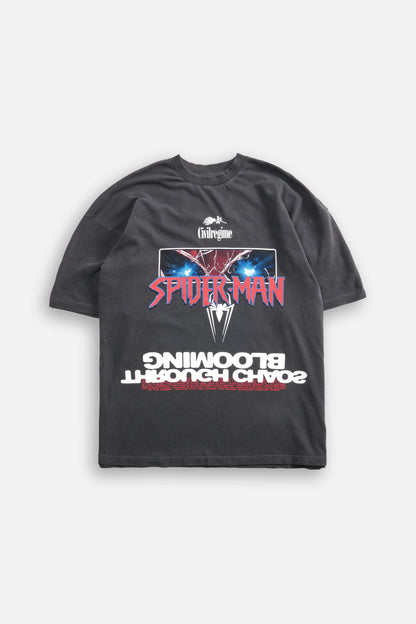 Spider-Man Blooming Through Chaos Oversized Tee - CivilRegime