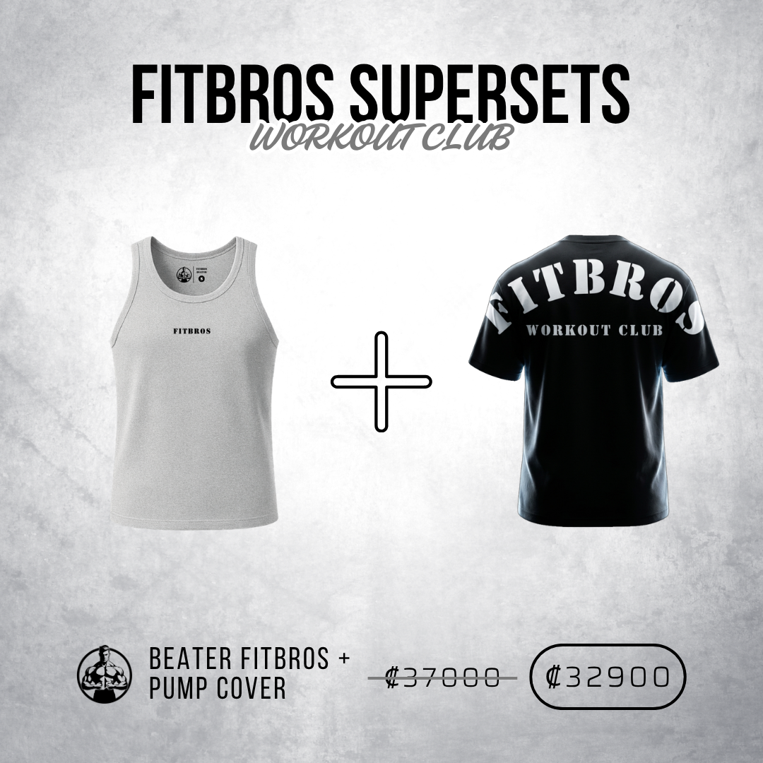 FITBROS ® SUPERSET #2 (Beater Gris + Pump Cover)