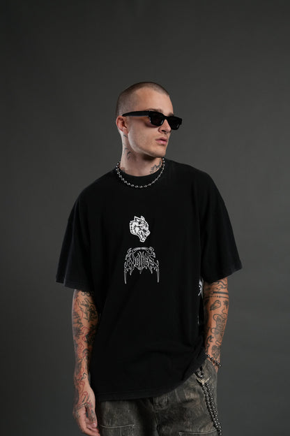 Demon Slayer NFGU Tanjiro "Premium" Oversized Tee in Black