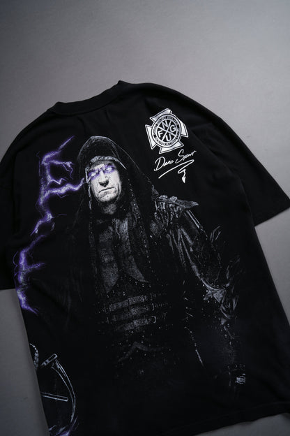WWE Snake Eyes "Side By Side" Series Oversized Tee in Black